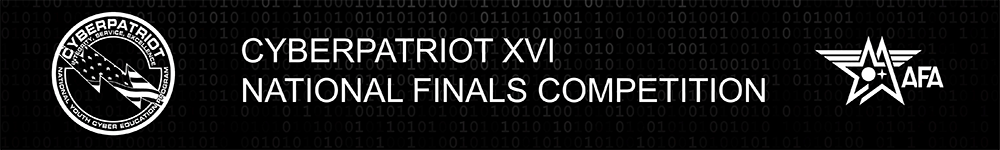 Air & Space Forces Association’s CyberPatriot XVI National Finals Competition